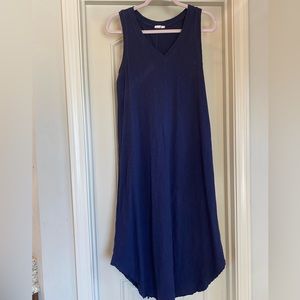 Gap Navy Blue Maxi sleeveless dress